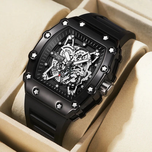 Élite Rose - Reloj Skeleton